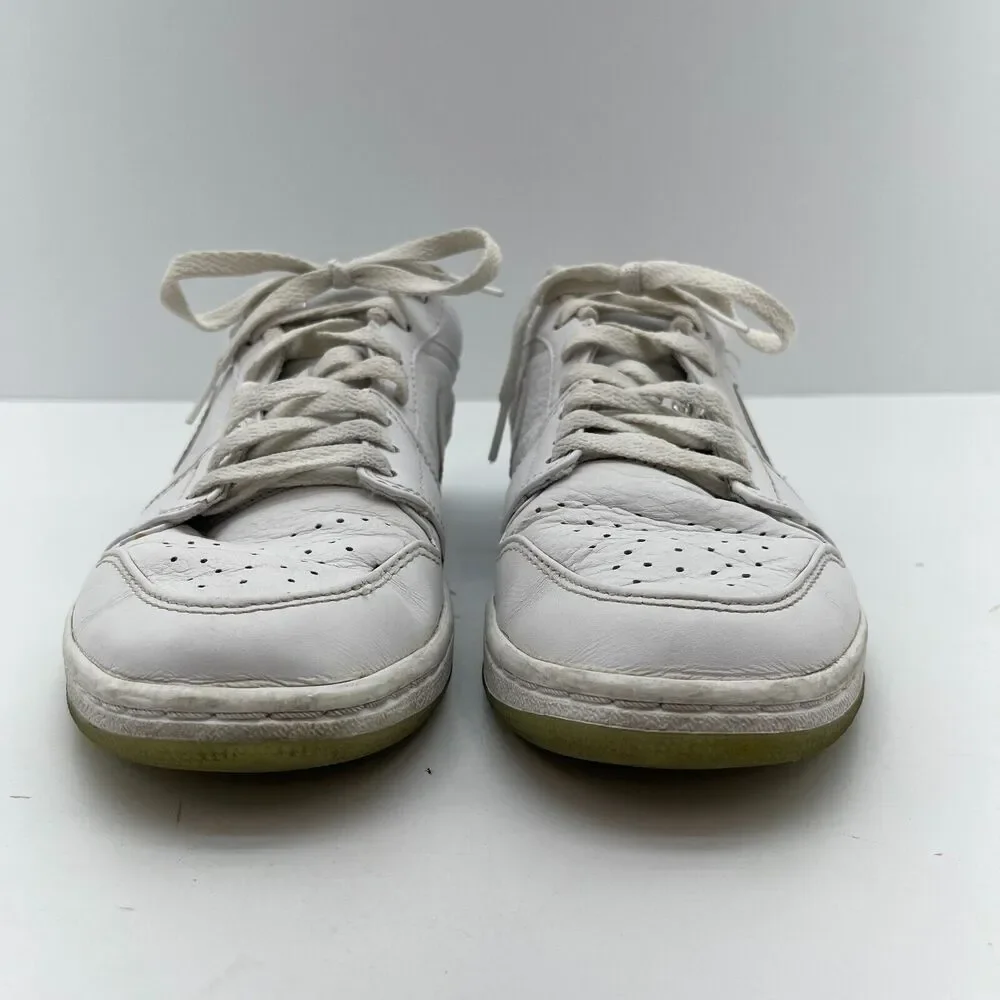 Nike Air Jordan 1 Retro Low - White Metallic Silver 309192-111 Men’s Size 7.5
